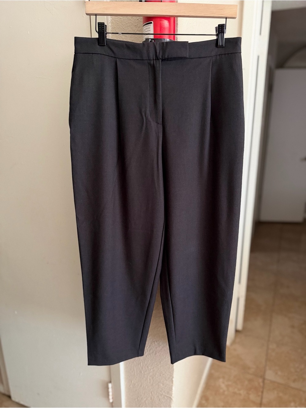 Zara Flowy slouchy Gray Pants